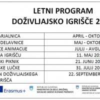 Letni program Doživljajskega igrišča 2018